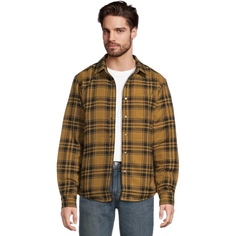 imageFlylow Mens Sinclair Insulated FlannelRyeBlack Plaid