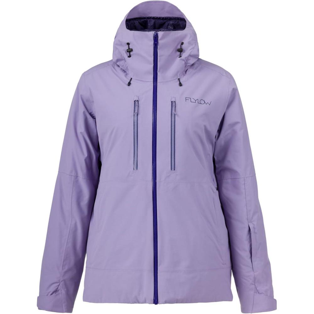 imageFlylow Womens Avery Jacket  Insulated Waterproof Ski ampamp Snowboard CoatAurora