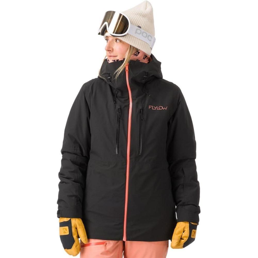 imageFlylow Womens Avery Jacket Insulated Waterproof Ski ampamp Snowboard CoatBlack