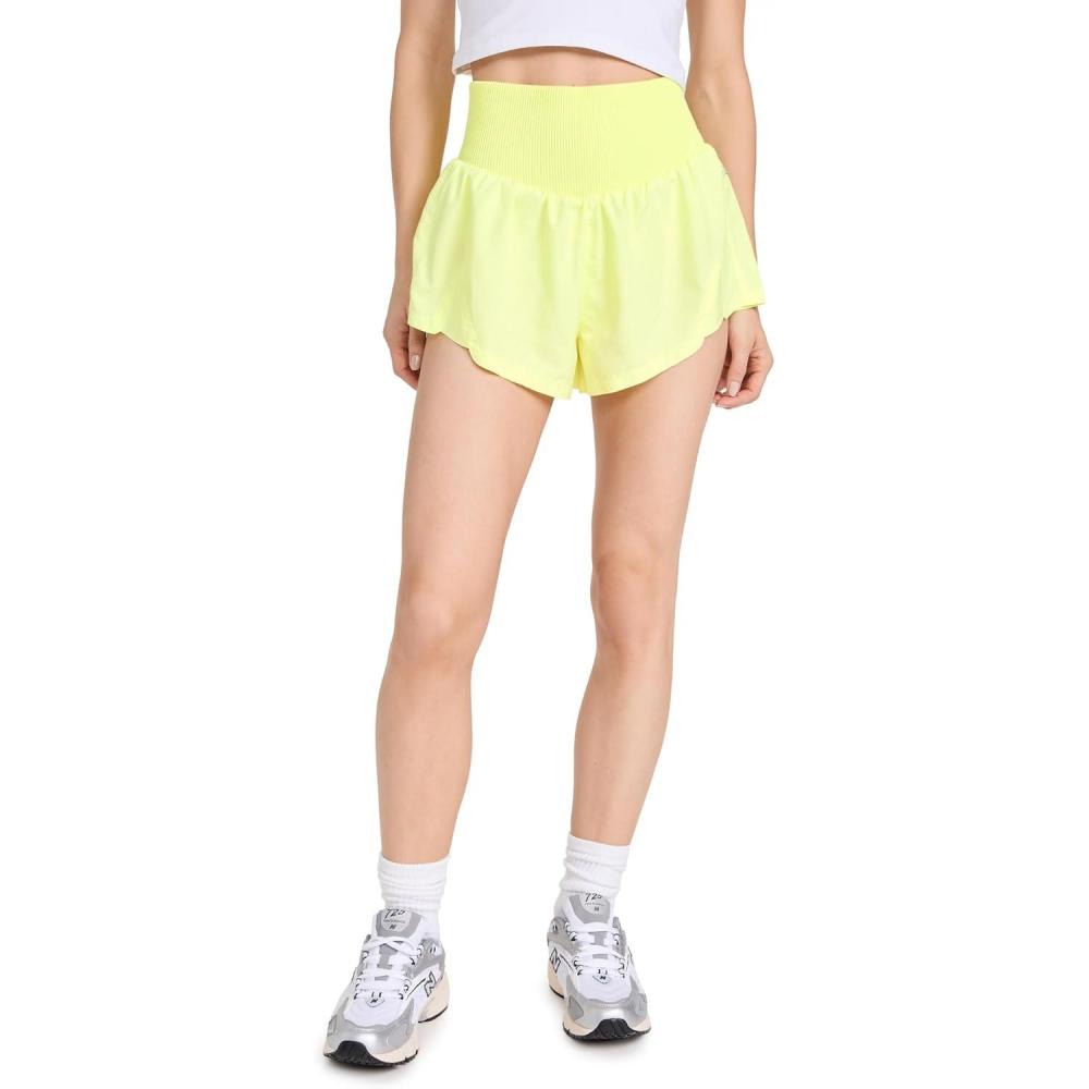 imageFree People Womens Standard Carpe Diem Shorts Sour Citrus