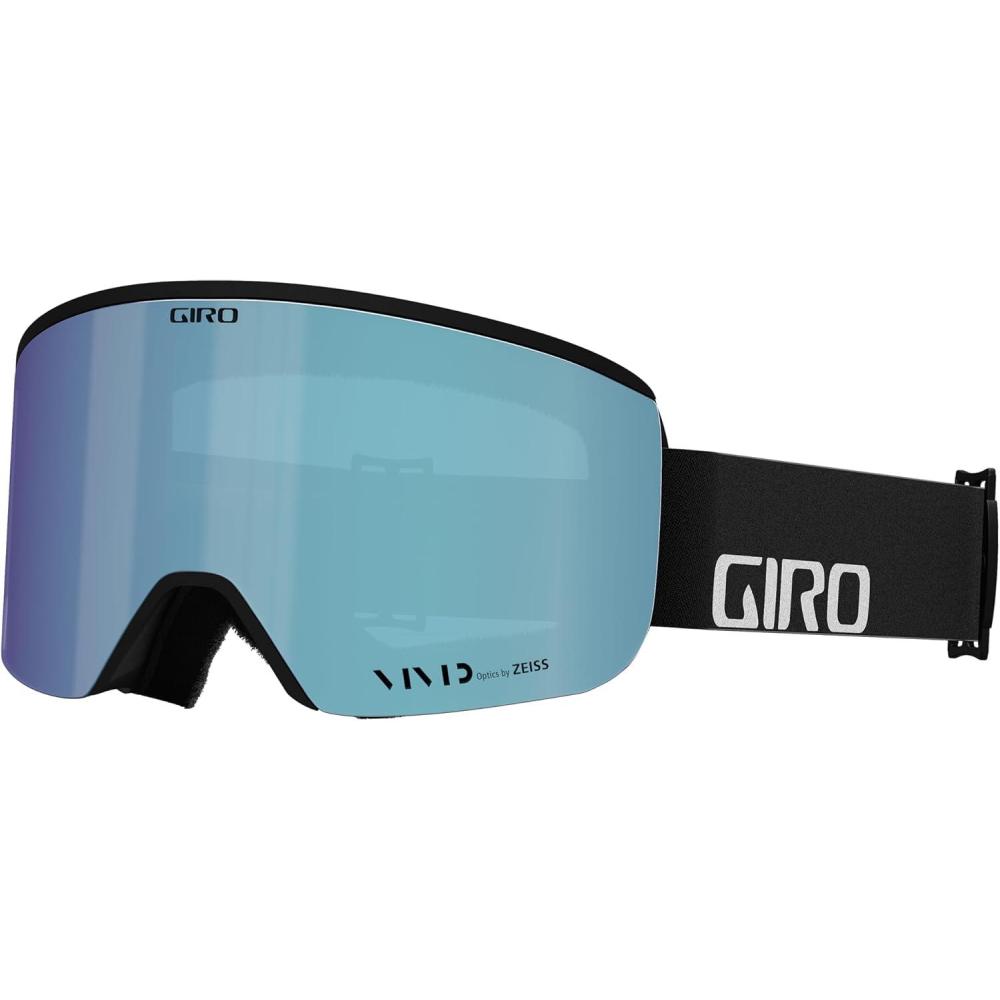 imageGiro Axis Ski Goggles  Snowboard Goggles for Men  Quick Change with 2 VIVID Lenses  AntiFog Vent Tech  OTGBlack Wordmark Limited