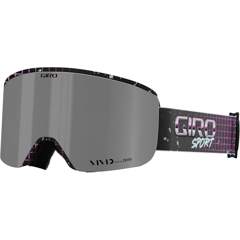 imageGiro Axis Ski Goggles  Snowboard Goggles for Men  Quick Change with 2 VIVID Lenses  AntiFog Vent Tech  OTGPurple Syndrome  Vivid Onyx