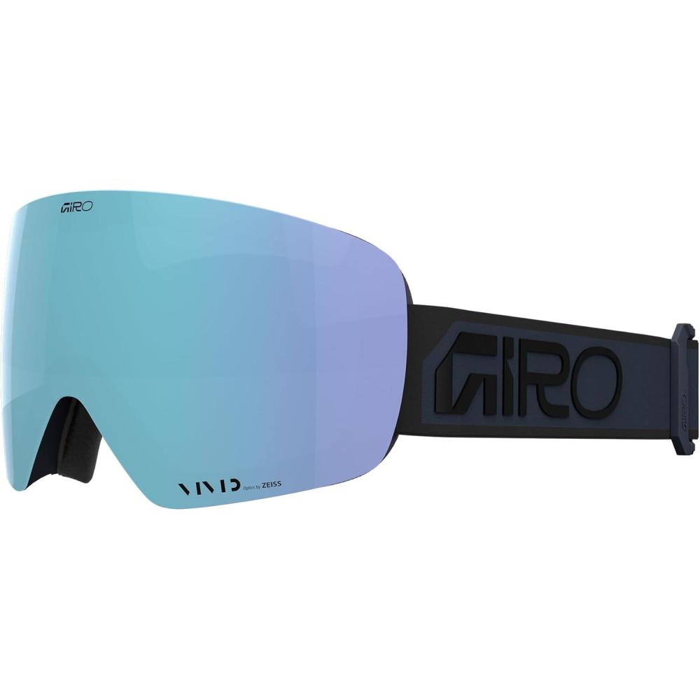 imageGiro Contour Goggles 2022Indigo Blue Wordmark Vivid Royal