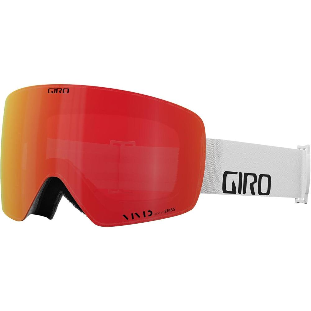 imageGiro Contour Goggles 2022White Wordmark Vivid Ember