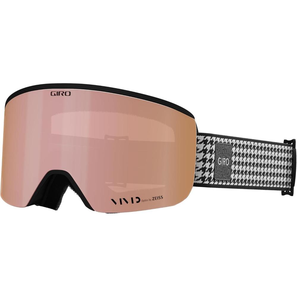imageGiro Ella Goggles 2022  WomensBlackWhite Lux  Vivid Rose Gold