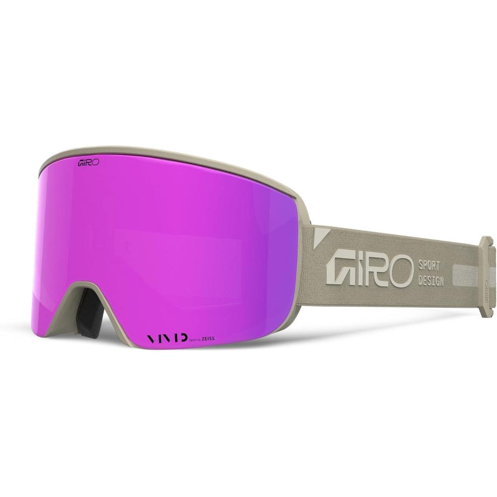 imageGiro Ella Goggles 2022  WomensStone Tan Rails  Vivid Pink