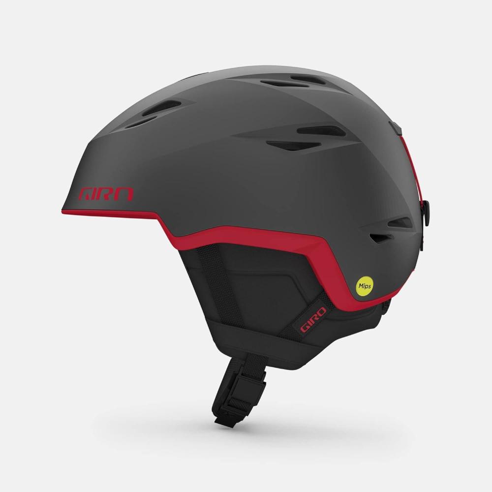 imageGiro Grid MIPS Snow HelmetMatte GraphiteRed
