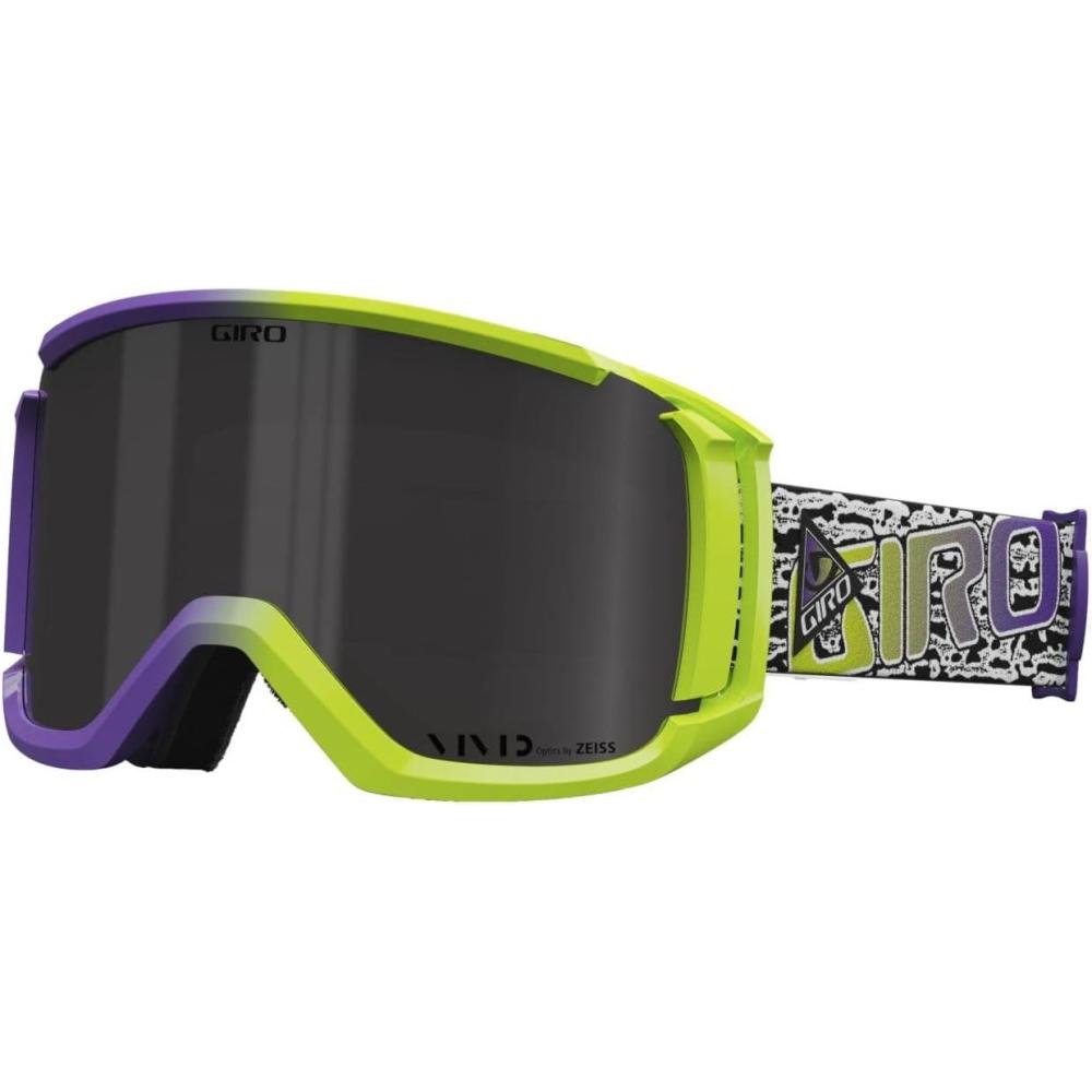 imageGiro Revolt Snow GogglesAno Lime Wildstyle With Vivid Smoke Lens