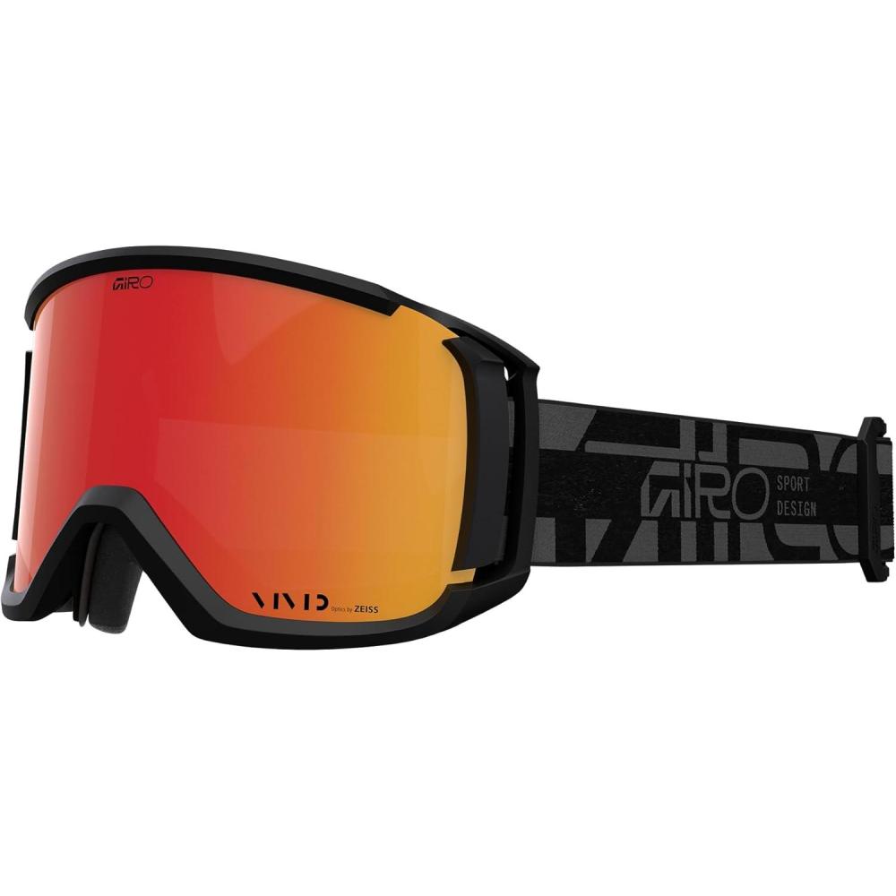 imageGiro Revolt Snow GogglesBlack Burst  Vivid Ember