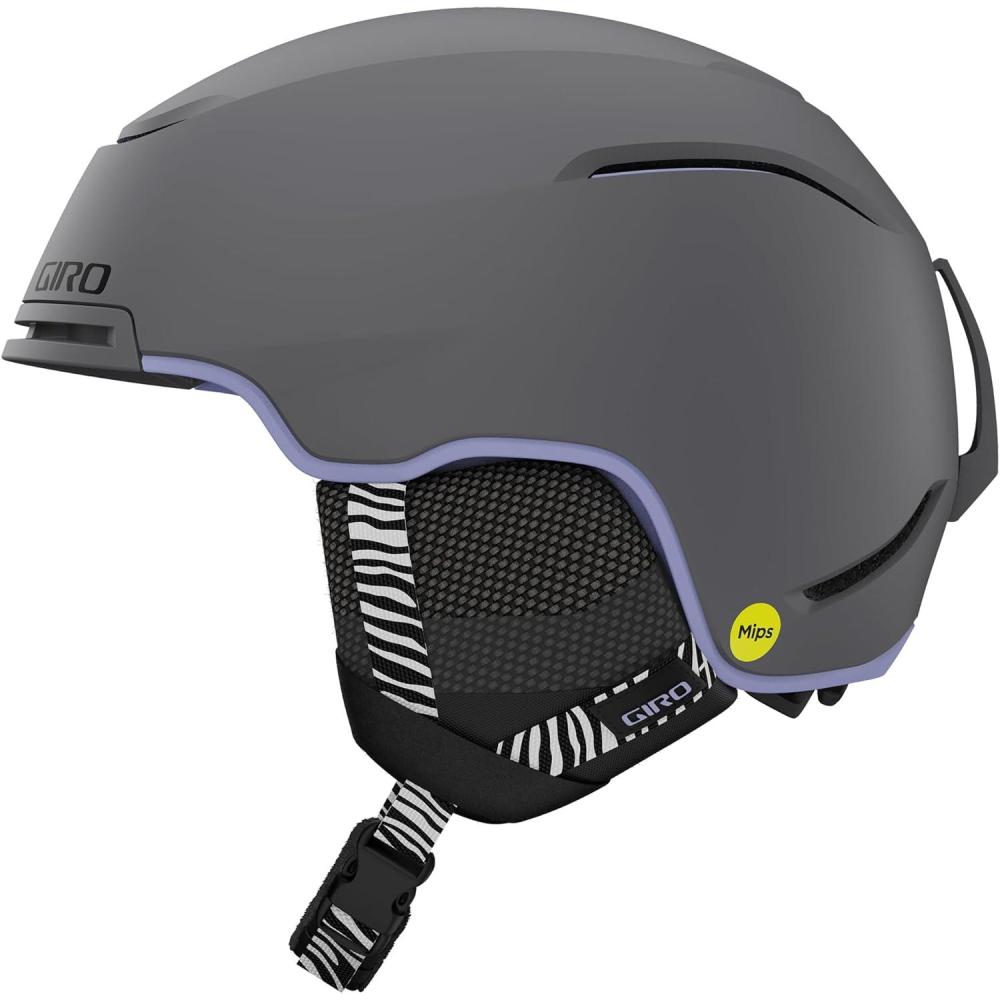 imageGiro Terra MIPS Snow Helmet 2019  WomensMatte CharcoalLilac