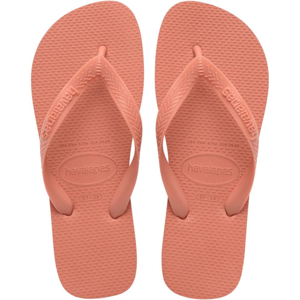 imageHavaianas Womens Top Tiras Senses Flip Flops  Womens Sandals for Swimming PoolsPink Clay