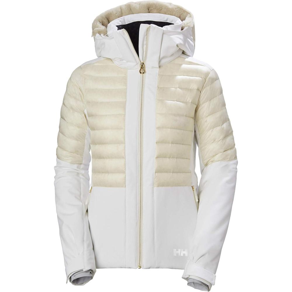 imageHellyHansen Avanti Jacket for Women  Waterproof Insulated Skiing Jacket Perfect Winter Coat for Outdoor Activities001 White