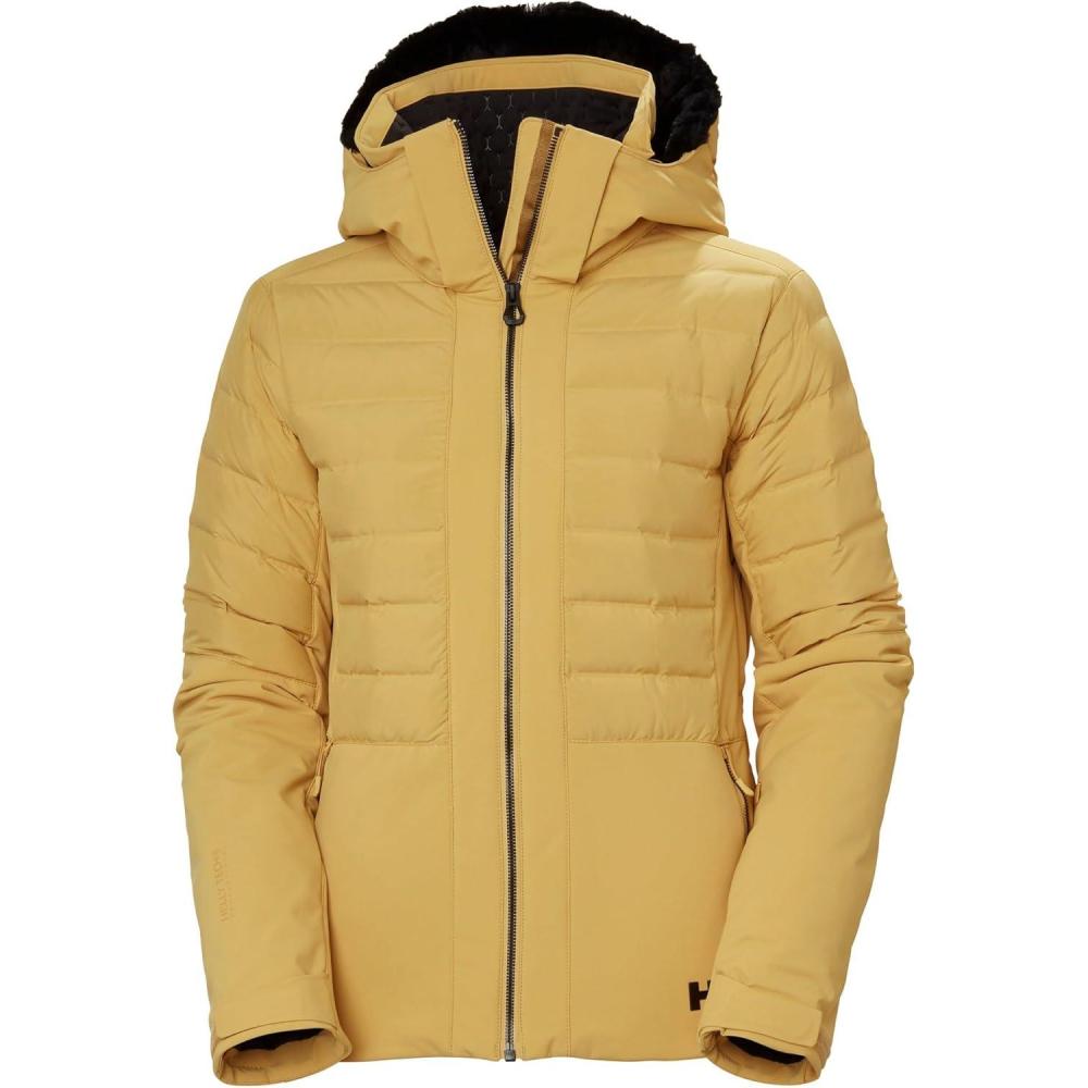 imageHellyHansen Avanti Jacket for Women  Waterproof Insulated Skiing Jacket Perfect Winter Coat for Outdoor Activities389 Sand