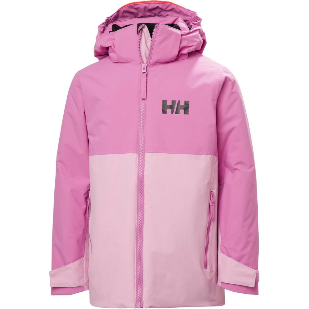 imageHellyHansen Junior Traverse Jacket  Waterproof Breathable Unisex Design Ideal for Outdoor Adventures089 Meta Pink