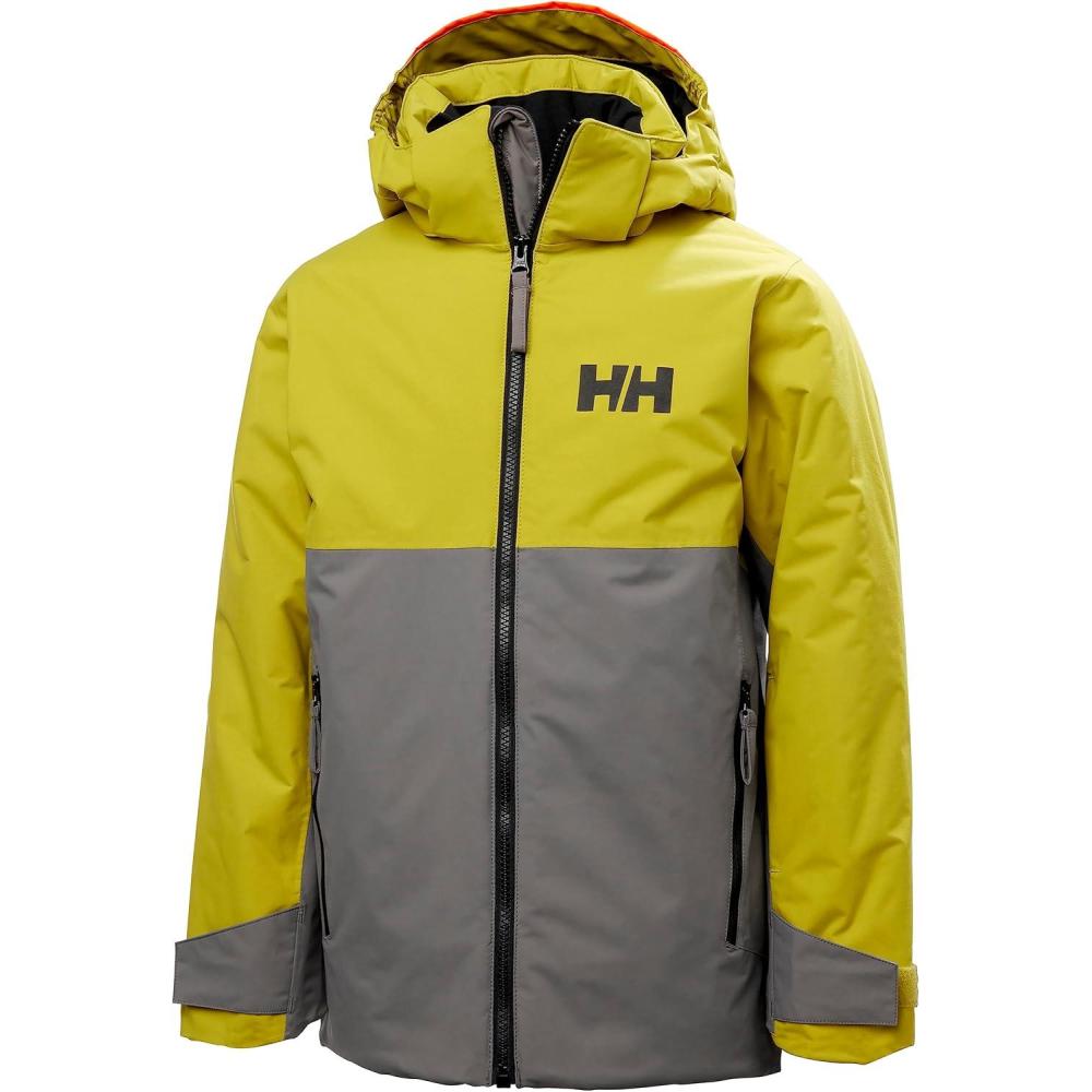 imageHellyHansen Junior Traverse Jacket  Waterproof Breathable Unisex Design Ideal for Outdoor Adventures876 Concrete