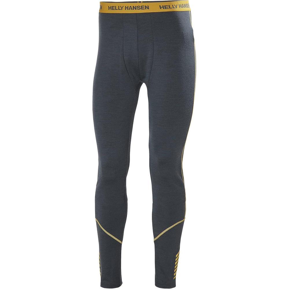 imageHellyHansen LIFA Merino Midweight Pant for Men Track Pants with NonItch Fabric 2Layer Design Flat Lock Seams ZQ Wool983 Slate
