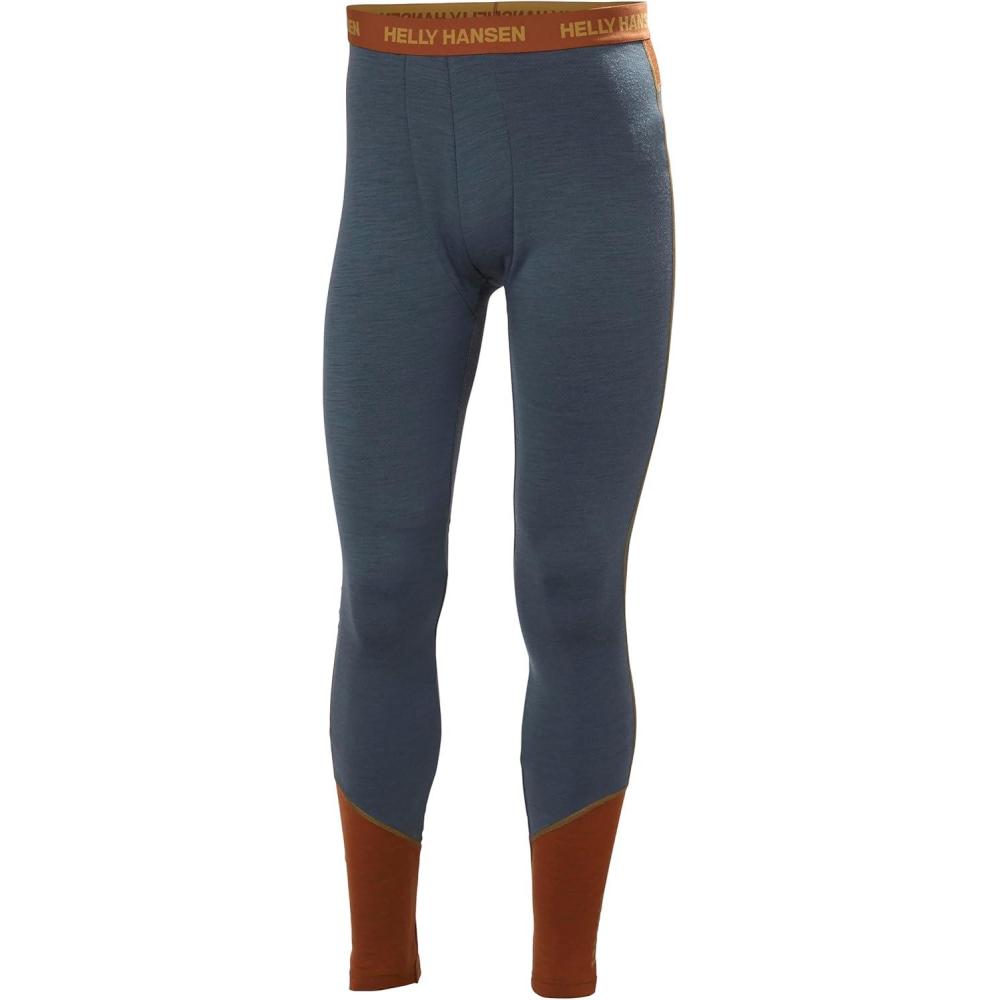 imageHellyHansen LIFA Merino Midweight Pant for Men Track Pants with NonItch Fabric 2Layer Design Flat Lock Seams ZQ WoolAlpine Mist