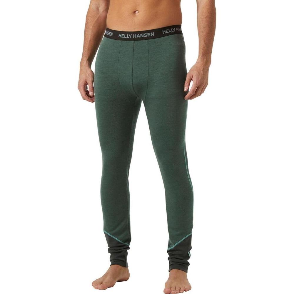 imageHellyHansen LIFA Merino Midweight Pant for Men Track Pants with NonItch Fabric 2Layer Design Flat Lock Seams ZQ WoolGreen