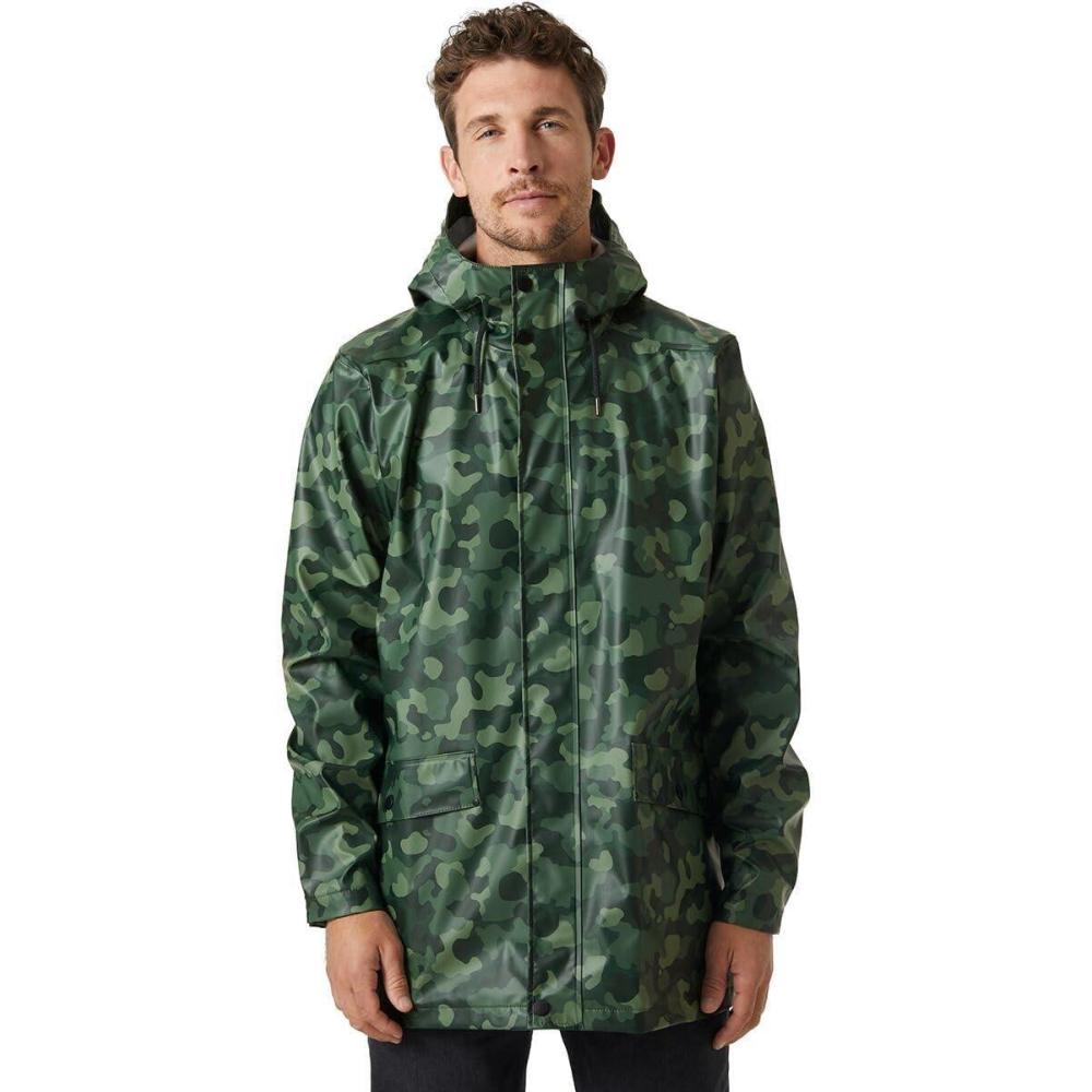 imageHellyHansen Mens Moss Rain Coat476 Spruce Aop