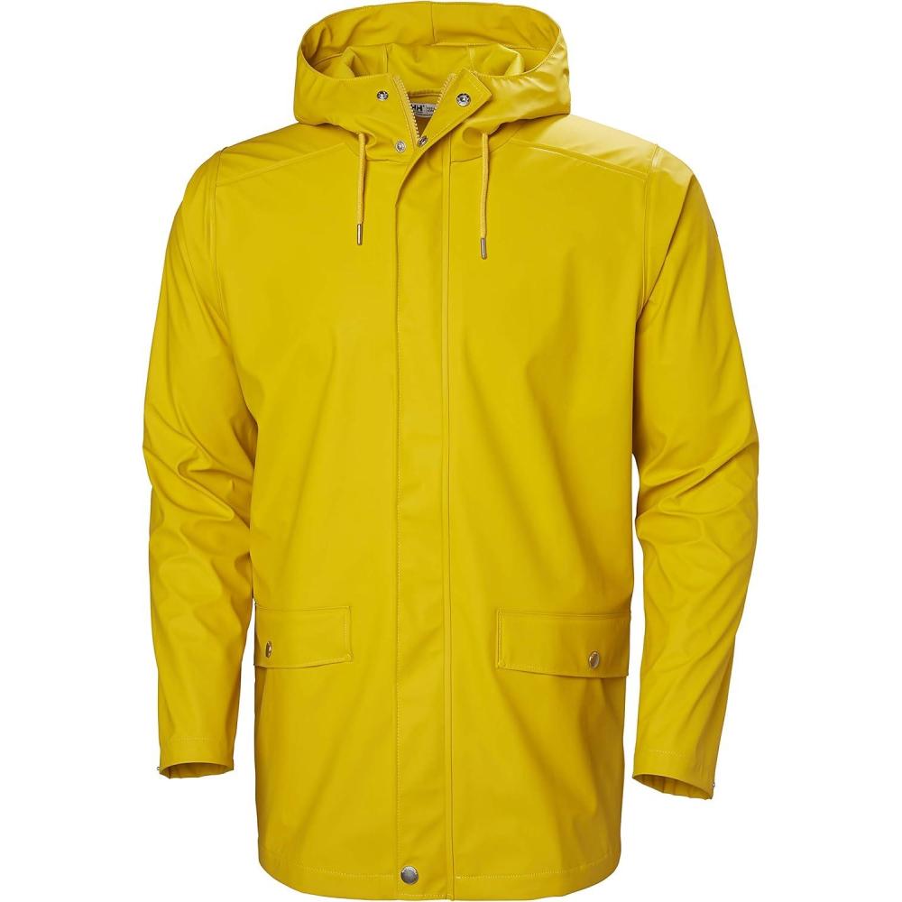 imageHellyHansen Mens Moss Rain CoatEssential Yellow