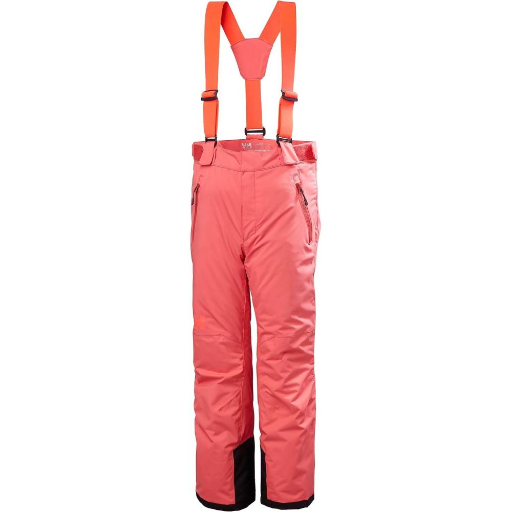 imageHellyHansen No Limits 20 Pant  Junior Unisex Waterproof Insulated Ski Pants for Kids Breathable Snow Wear098 Sunset Pink