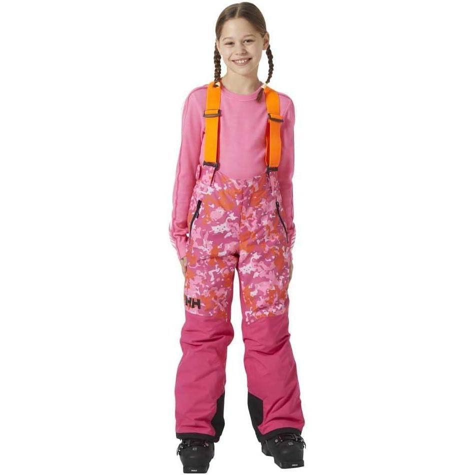 imageHellyHansen No Limits 20 Pant Junior Unisex Waterproof Insulated Ski Pants for Kids Breathable Snow Wear181 Dragon Fruit Splash Camo a