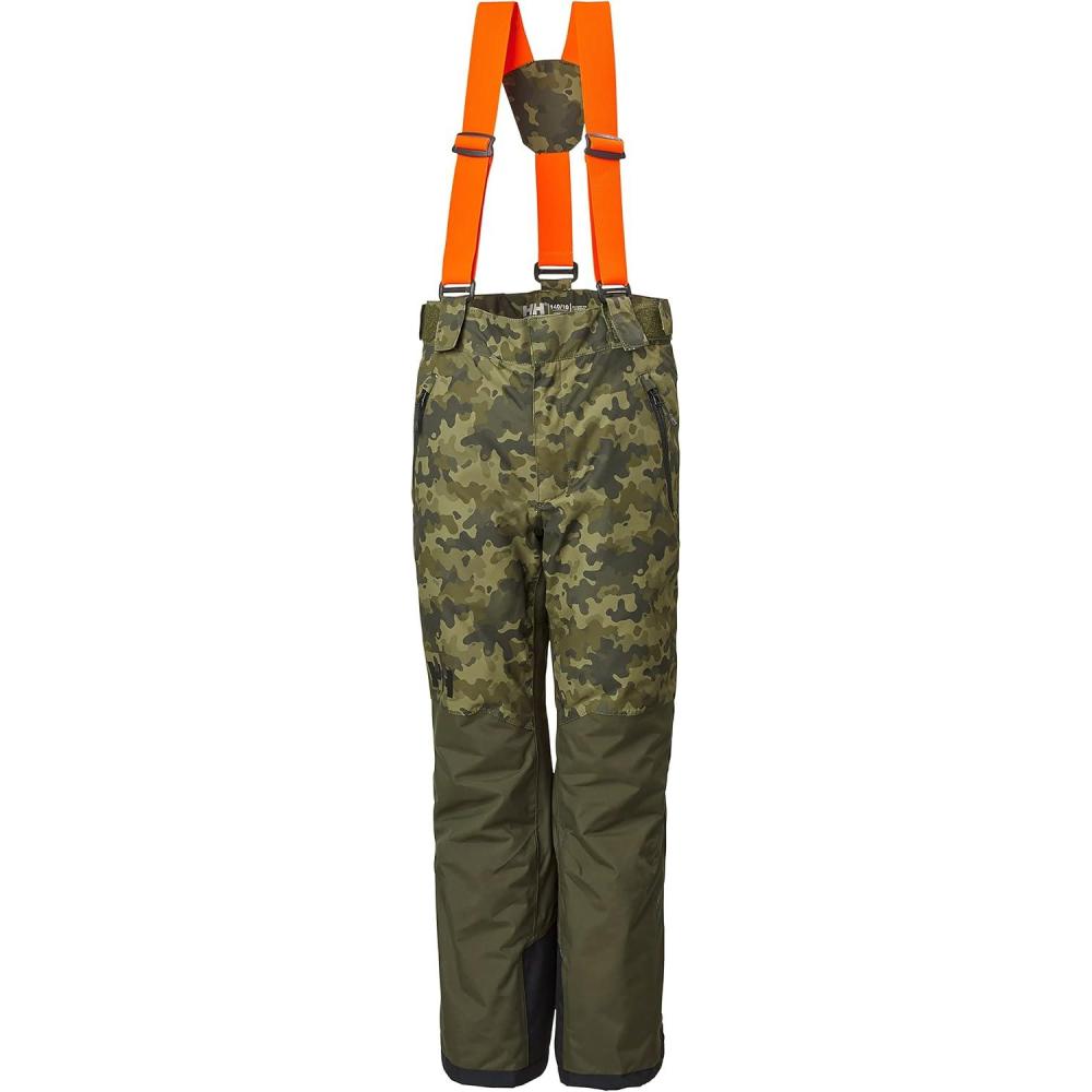 imageHellyHansen No Limits 20 Pant  Junior Unisex Waterproof Insulated Ski Pants for Kids Breathable Snow Wear431 Utility Green