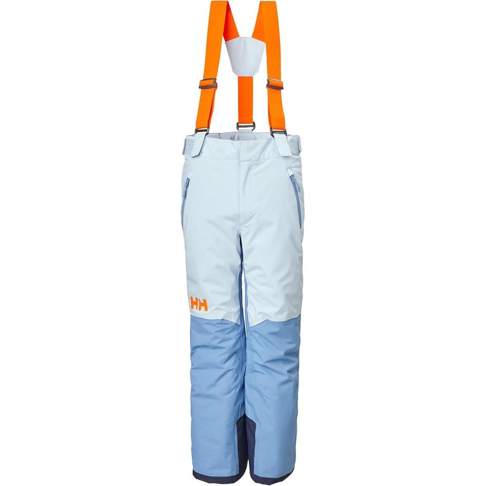 imageHellyHansen No Limits 20 Pant Junior Unisex Waterproof Insulated Ski Pants for Kids Breathable Snow Wear625 Blue Fog