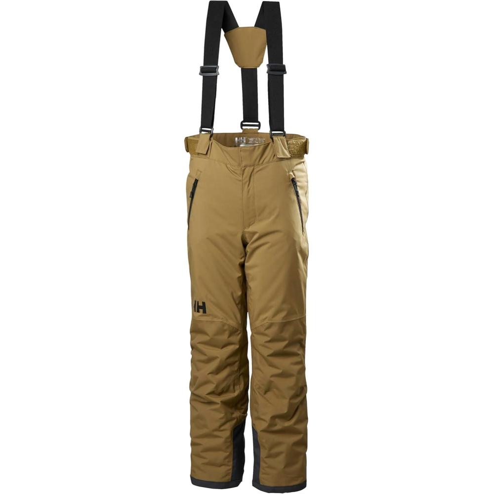 imageHellyHansen No Limits 20 Pant Junior Unisex Waterproof Insulated Ski Pants for Kids Breathable Snow Wear718 Sepia