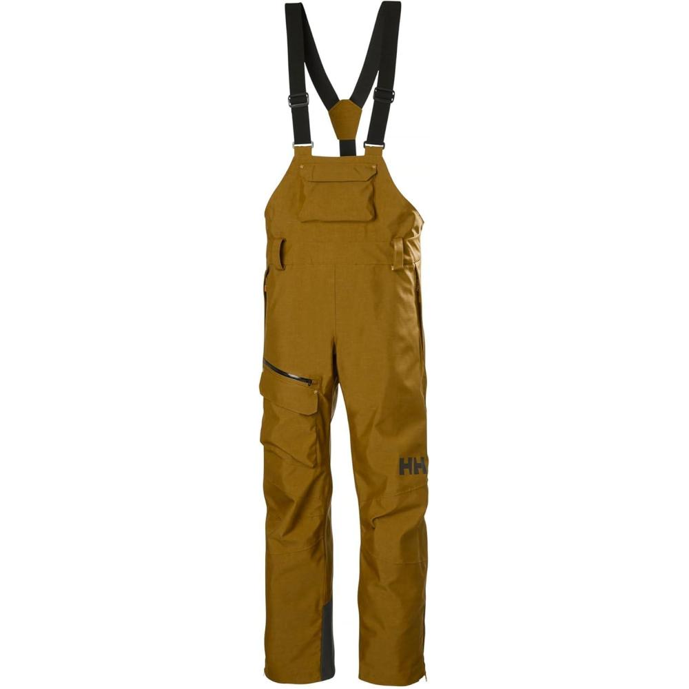 imageHellyHansen Powderqueen Bib Pant  Womens Snow Pant for Skiing Waterproof Insulated Winter Gear787 Lynx