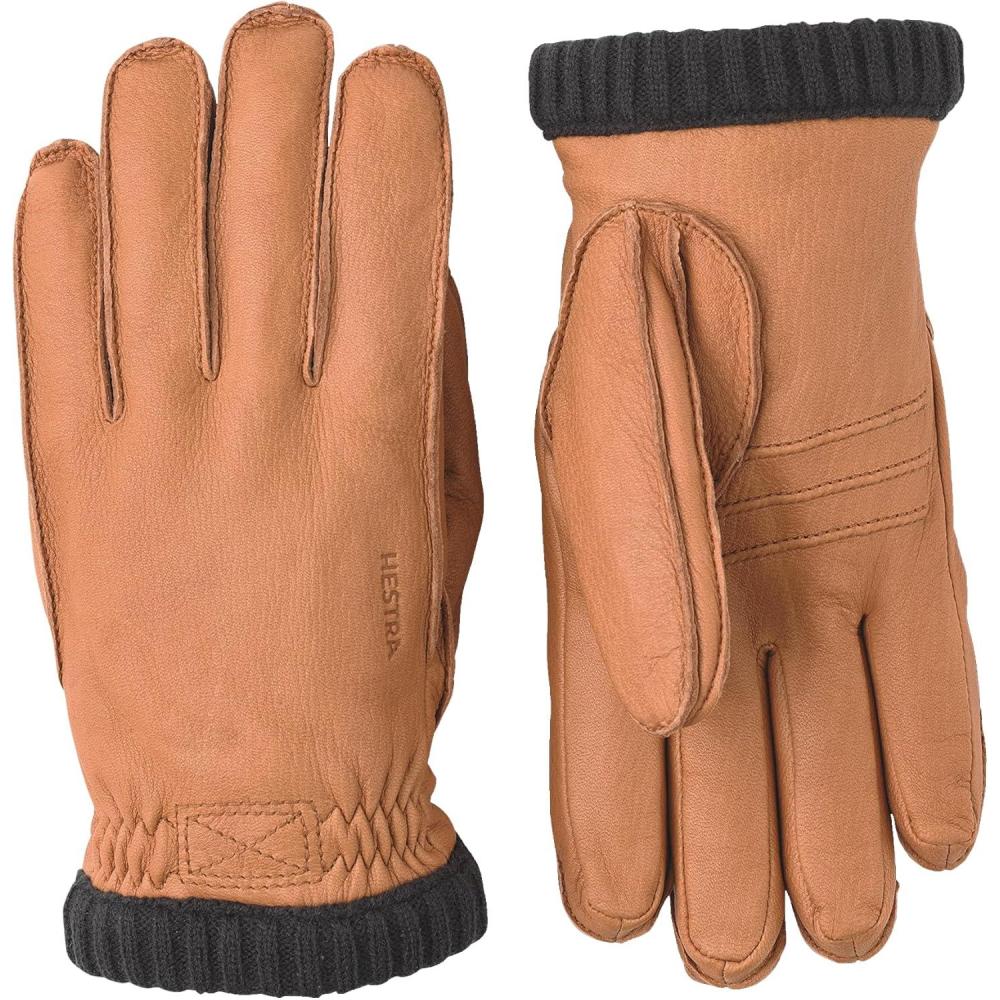 imageHestra Deerskin Primaloft Rib Glove Insulated Leather Glove for Work ampamp Everyday UseCork