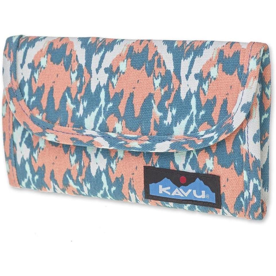 imageKAVU Big Spender Trifold Wallet Clutch Travel OrganizerBeach Paint