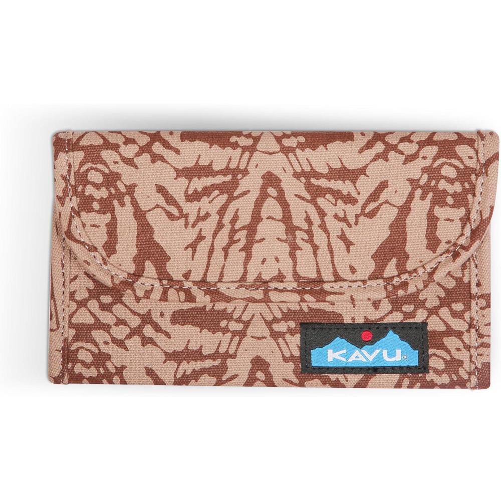 imageKAVU Big Spender Trifold Wallet Clutch Travel OrganizerMod Moth
