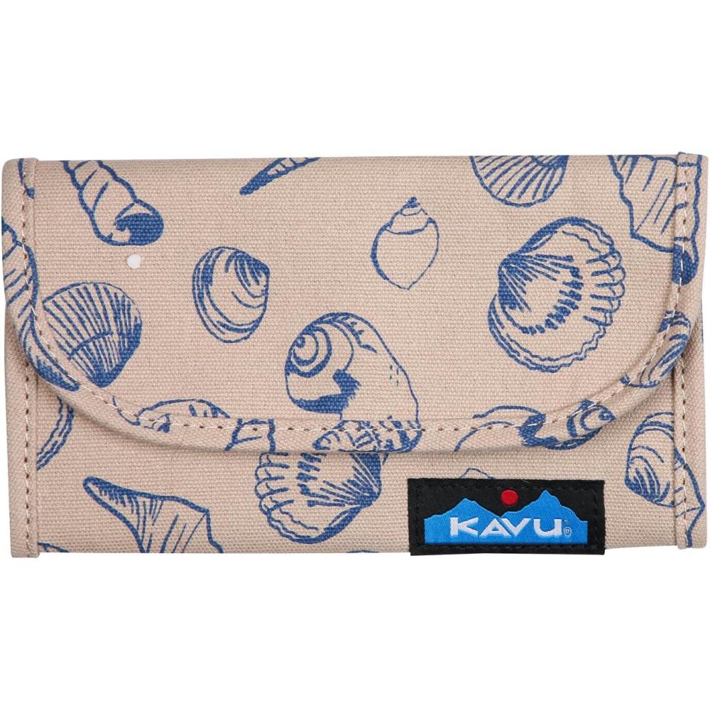 imageKAVU Big Spender Trifold Wallet Clutch Travel OrganizerShell Life