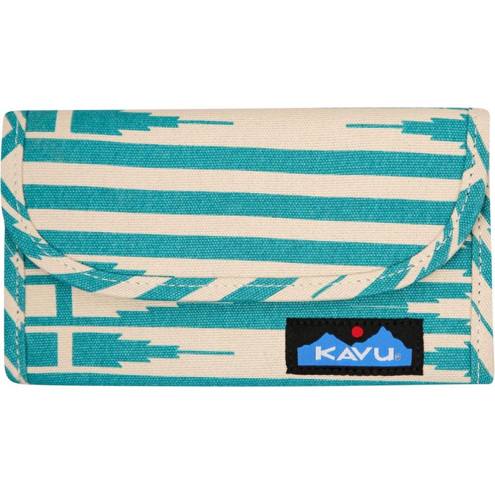 imageKAVU Big Spender Trifold Wallet Clutch Travel OrganizerSkyline Ikat
