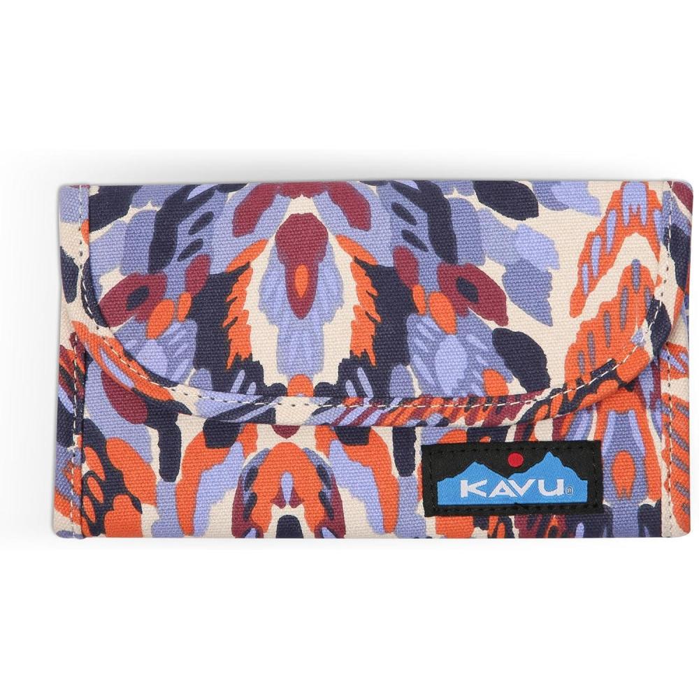 imageKAVU Big Spender Trifold Wallet Clutch Travel OrganizerWest Winds