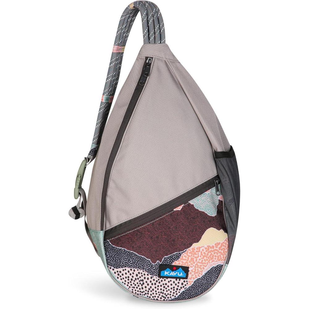 imageKAVU Paxton Pack Backpack Rope Sling Bag  Jet BlackUpland Valley