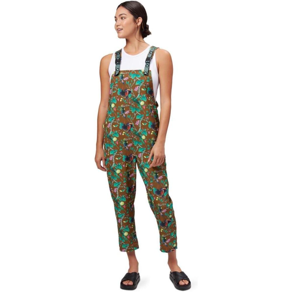 imageKAVU San Blas Womens Overalls Relaxed Fit Quick Dry PantsRainforest Verde