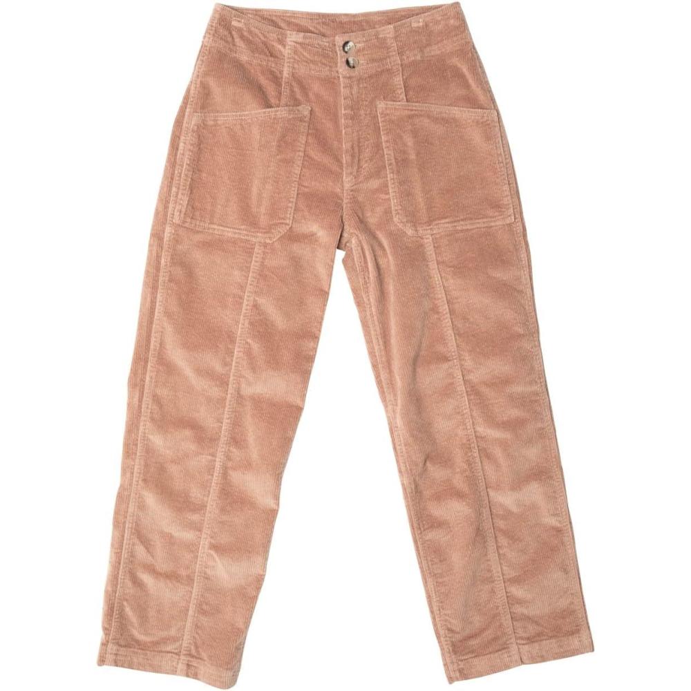 imageKAVU Womens Woodfern High Rise Wide Leg PantCork