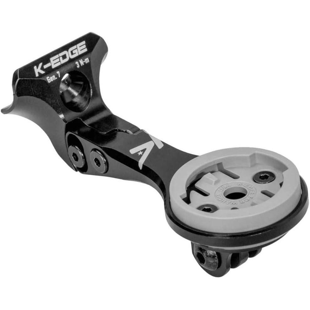 imageKEdge  Gen 7 Madone Bicycle Computer Combo Mount  for Garmin GPS Devices  Durable Aerodynamic Bike Computer Mount for Trek Madone Cockpit IntegrationWahoo Combo
