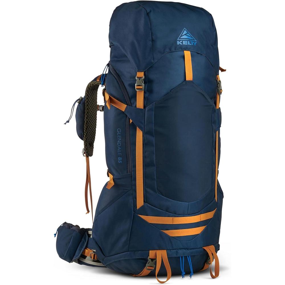 imageKelty Glendale 65L 105L Multiday Backpacking Thru Hiking Pack Adjustable Suspension Customized Fit Pageant Blue 105LPageant Blue
