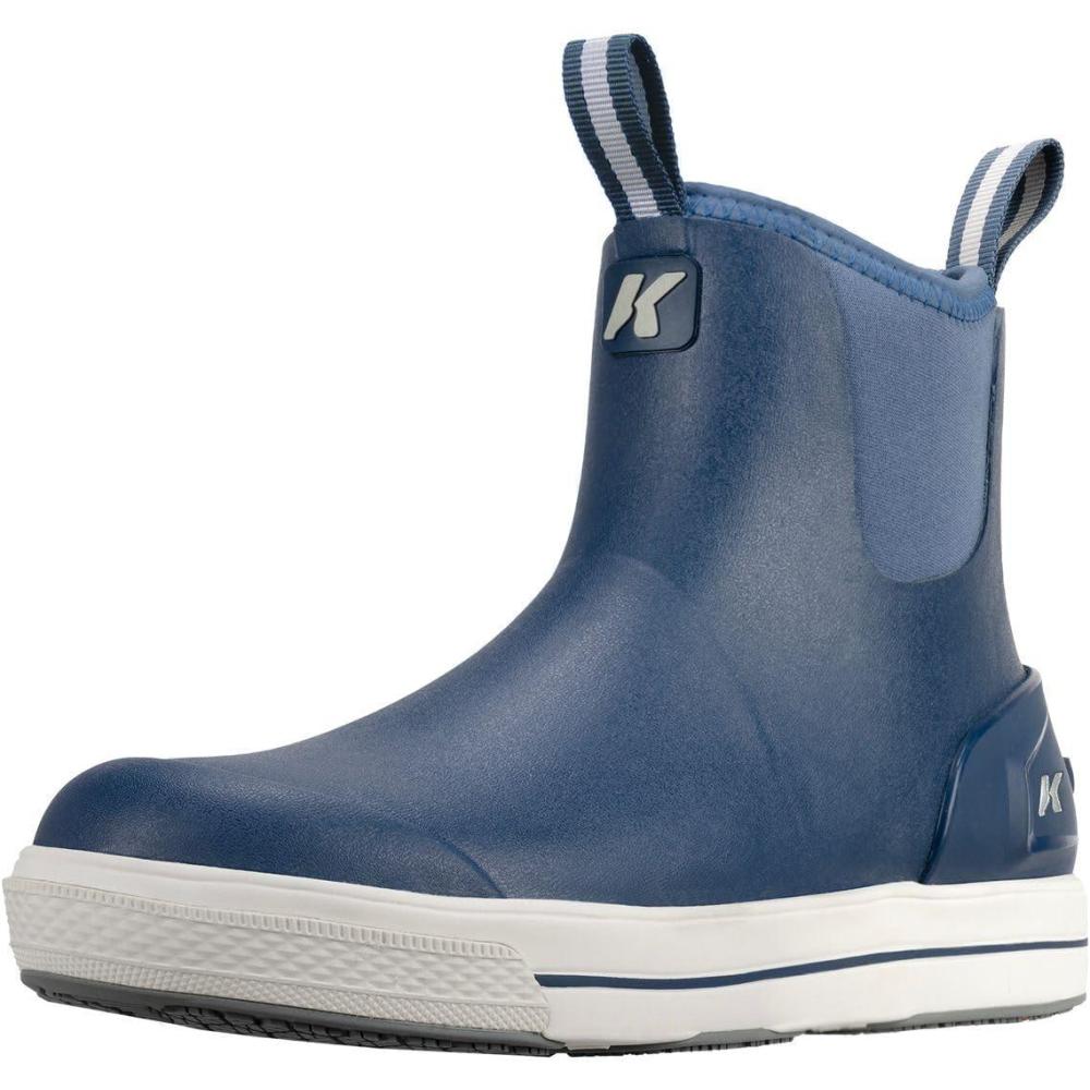 imageKorkers Mens Neo Flex Ankle Boot wFixed KlingOn Deck SolesBlue