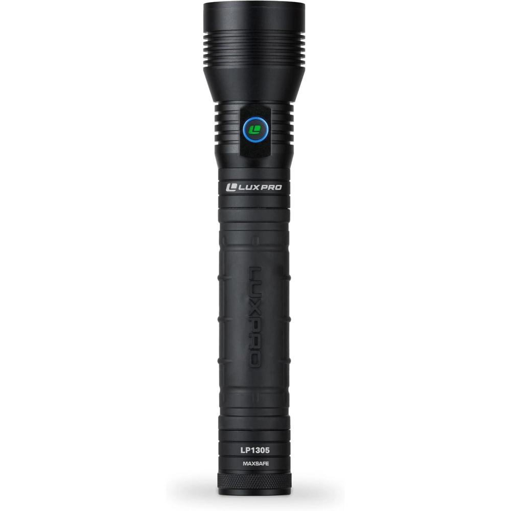 imageLUXPRO LP1305 HighOutput LongRange Handheld Flashlight 2000 Lumens BatteryPowered LED Flashlight for Power Outages Camping ampamp More Batteries Included