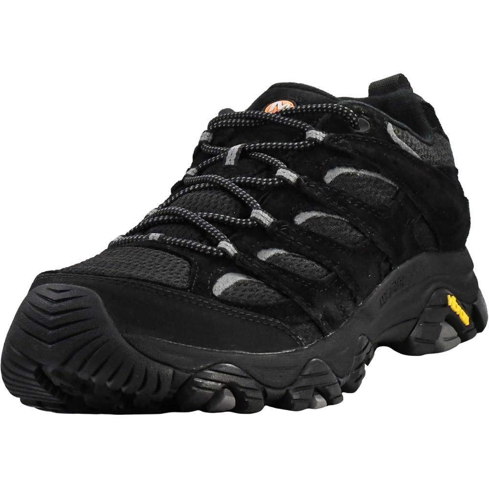imageMerrell Mens Moab 3 Hiking ShoeBlackBlack