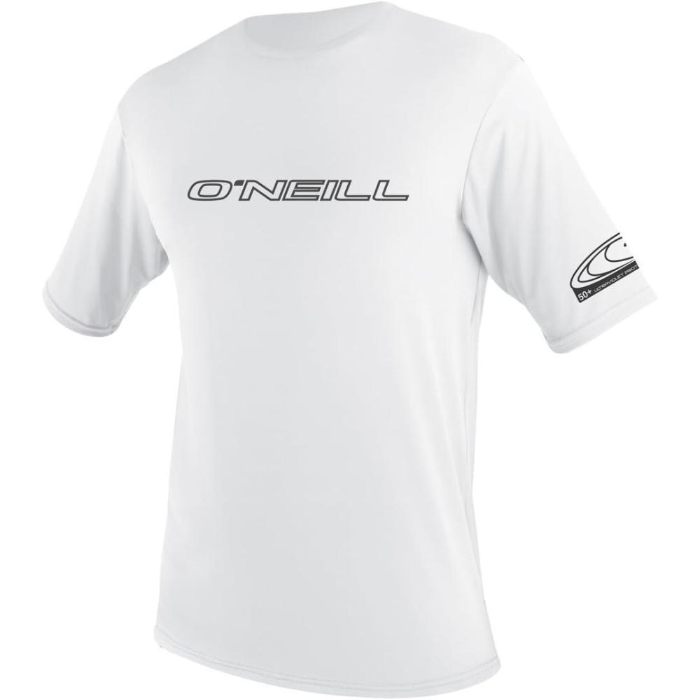 imageONeill Mens Basic Skins Rash TeeWhite
