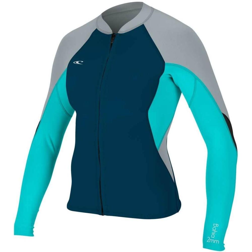 imageONeill Womens Bahia 15mm Full Zip JacketSlateAquaGrey