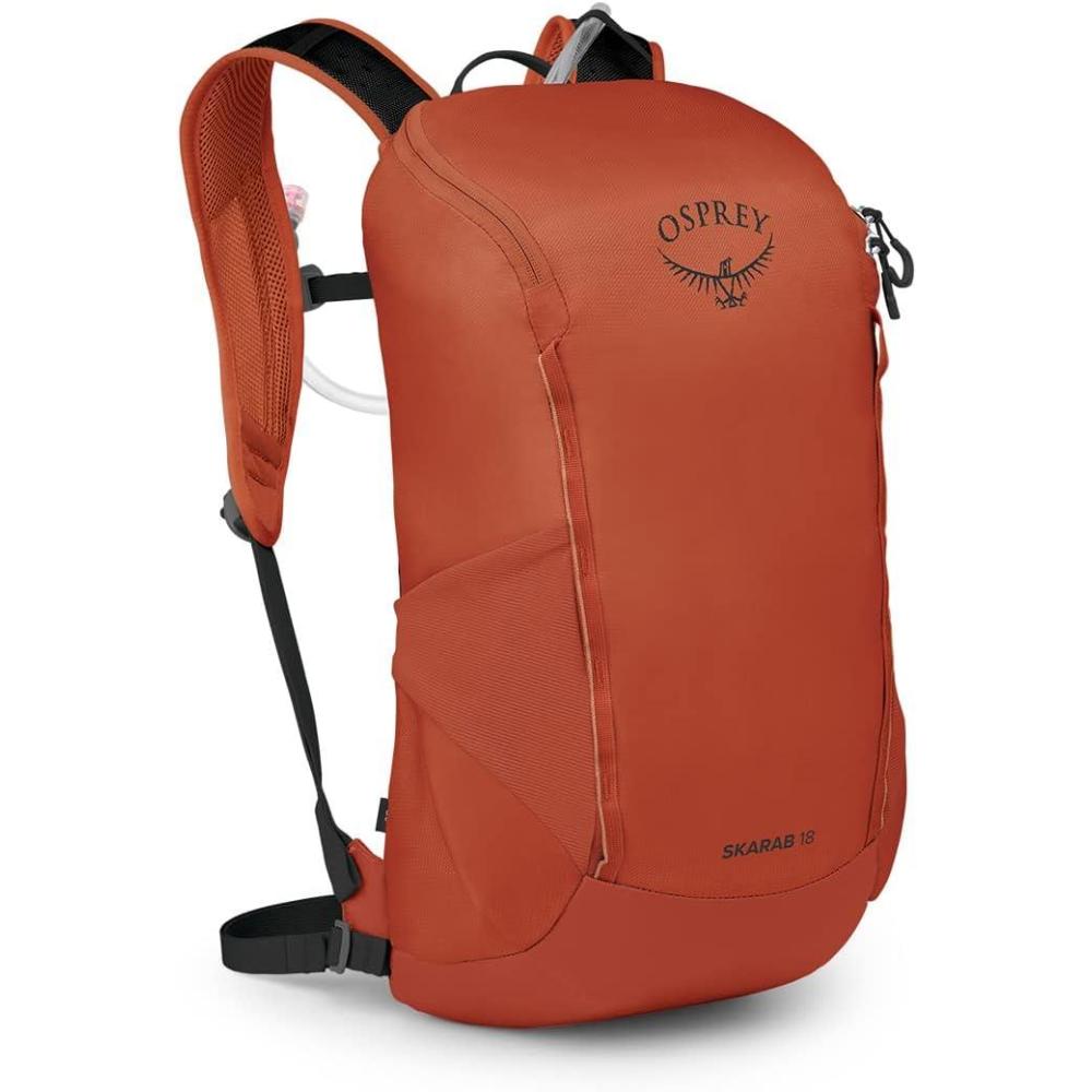 imageOsprey Skarab Mens Hiking Backpack with Hydraulics ReservoirFirestarter Orange