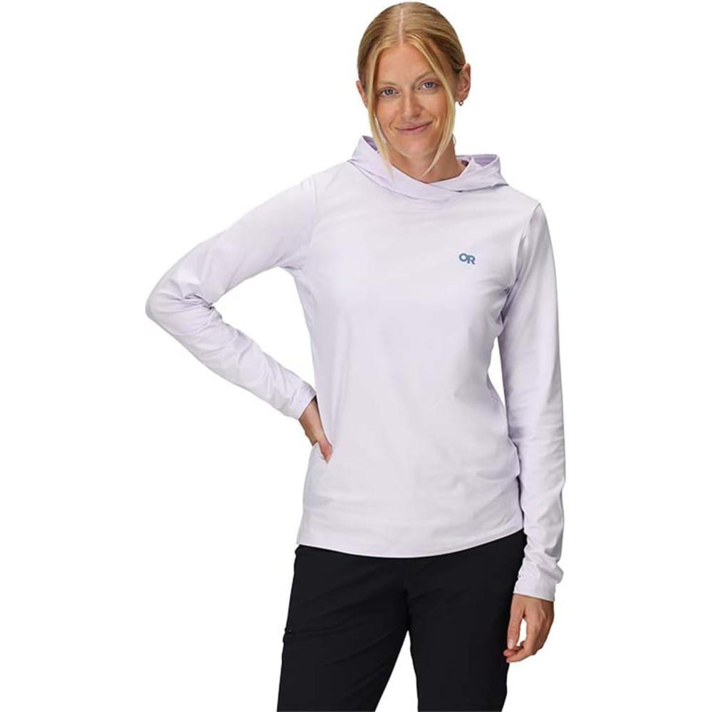 imageOutdoor Research Womens ActiveIce Spectrum Sun Hoodie  SelfCooling Fabric Quick Drying Moisture Wicking UPF 50Stardust