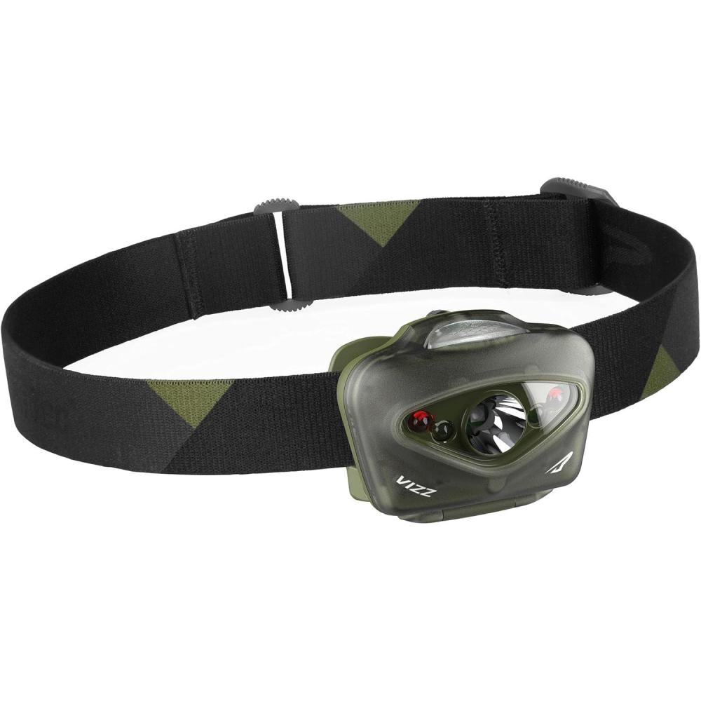 imagePrinceton Tec Vizz Headlamp 550 Lumen Dimmable LED IPX7 Water Resistance Essential Outdoor Accessory for Hiking Backpacking Camping Running and Safety Preparedness Green New VersionGreen
