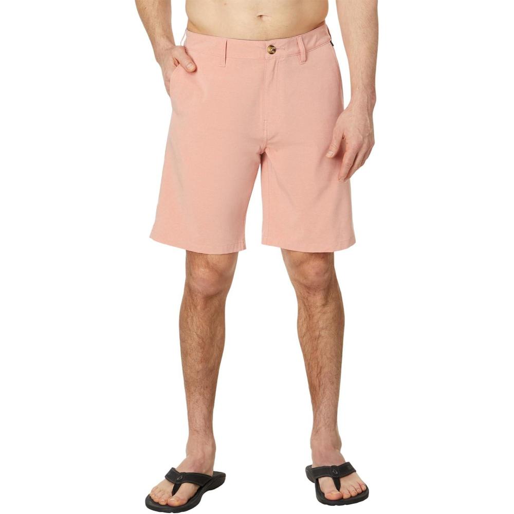 imageQuiksilver Mens Union Amphibian 20 Inch Water Friendly Hybrid Short 2844Canyon Clay